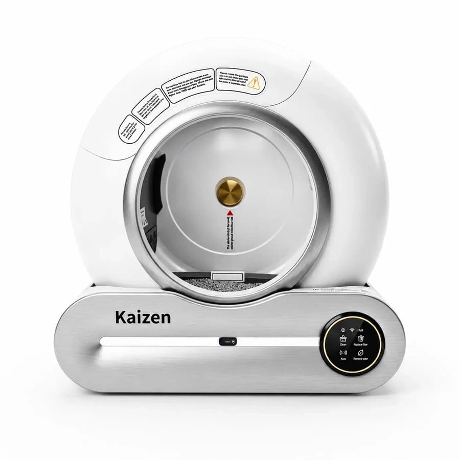 ليتر بوكس ذكي ذاتي التنظيف للقطط من كايزن